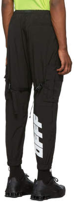 Off-White Black and White Parachute Cargo Pants
