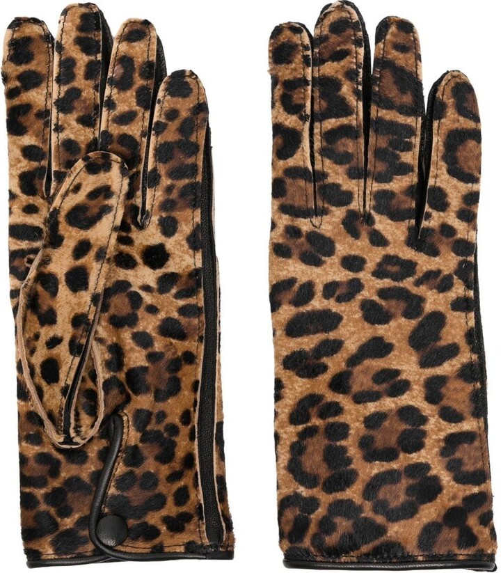 Farfetch Accessoires Handschuhe Leopard-print mittens 