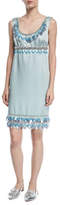 Thumbnail for your product : Marc Jacobs Sleeveless Beaded Duchess Satin Cocktail Dress