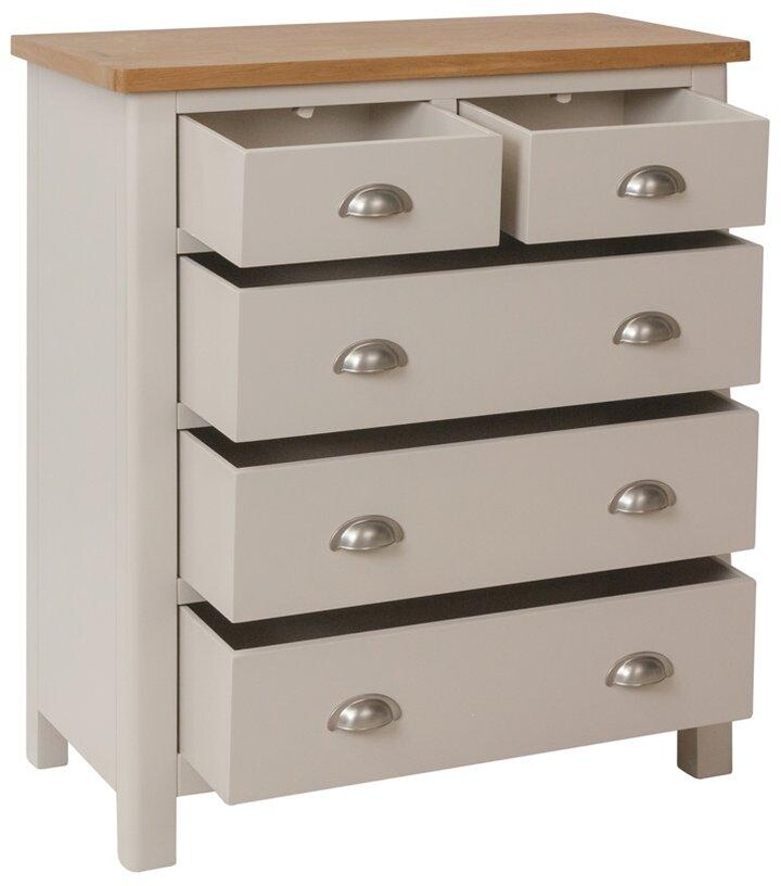 K Interiors KInteriors Fontana Ready Assembled 2 + 3 Drawer Chest