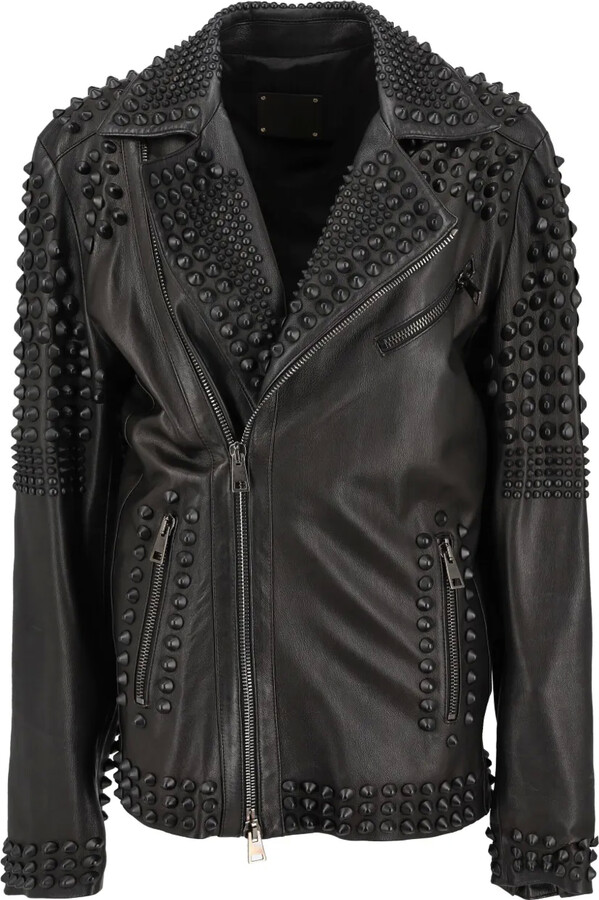 Vintage Studs Biker Jacket