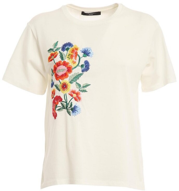 Max Mara White Women's T-shirts | ShopStyle