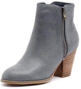 Thumbnail for your product : Django & Juliette New Roby Navy Cut Leather Navy Womens Shoes Casual Boots Ankle
