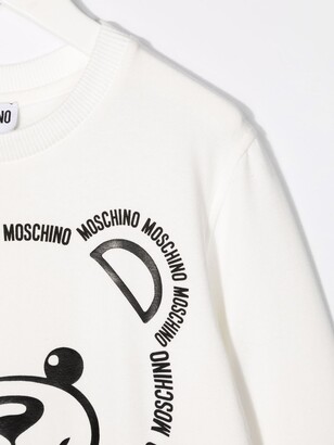 MOSCHINO BAMBINO Teddy Bear-Motif Cotton Sweatshirt