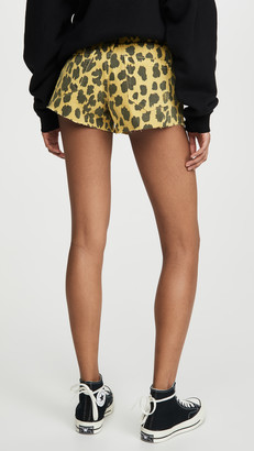 Blank Lime Light Leopard Shorts
