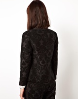 Thumbnail for your product : ASOS Blazer in Jacquard with Embellished Lapel