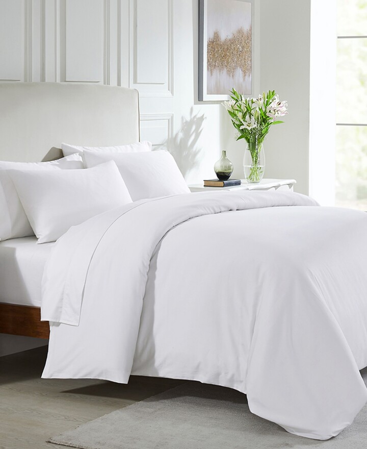 California Design Den Luxury 3-Piece Duvet Cover Set - 400 Thread Count 100% Cotton Sateen, Comforter Cover with 2 Pillow Shams