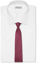 Thumbnail for your product : Canali 8cm Polka-Dot Silk-Jacquard Tie