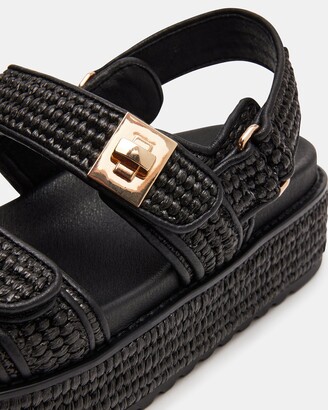 Steve Madden Bigmona Black - ShopStyle Sandals