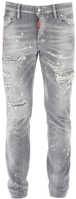 dark grey dsquared jeans