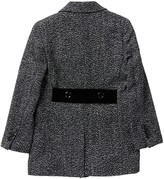 Thumbnail for your product : Isaac Mizrahi Tweed Trim Herringbone Coat (Toddler, Little Boys & Big Boys)