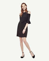 Thumbnail for your product : Ann Taylor Cold Shoulder Belted Shift Dress