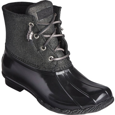 saltwater sparkle textile boots