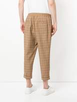 Thumbnail for your product : Monkey Time Checked Drawstring Trousers