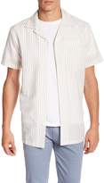 Thumbnail for your product : Onia Short Sleeve Stripe Woven Regular Fit Shirt