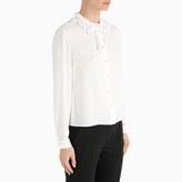 Thumbnail for your product : Miu Miu Black sable blouse
