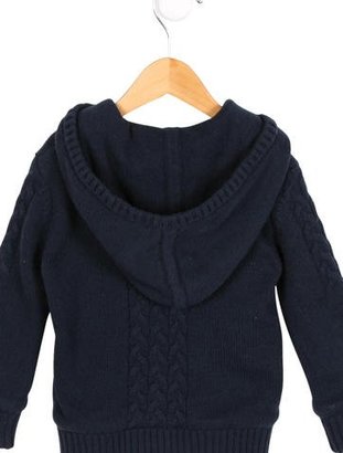 Tartine et Chocolat Boys' Cable Knit Hooded Jacket w/ Tags