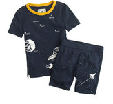 Thumbnail for your product : J.Crew Boys' glow-in-the-dark pajama set in planets