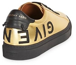 Givenchy Urban Street Metallic Leather Sneakers