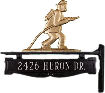 Montague Metal Products Inc. 1-Line Address Post