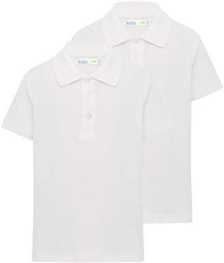 M&Co Unisex cotton school polo shirts