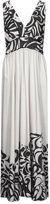 Vestido Midi Pinko De Puntos Mujer - Negro/Blanco