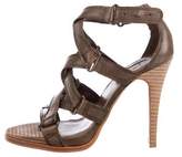 Thumbnail for your product : Max Studio Leather Crossover Sandals
