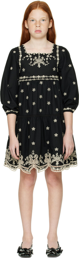 SEA NY Kids Black Kingsley Dress