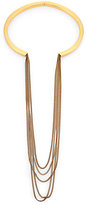 Thumbnail for your product : Chloé Delfine Draped Chain Collar Necklace