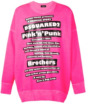 dsquared2 pink hoodie
