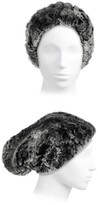 Thumbnail for your product : Surell Rabbit Fur Slouch Beanie