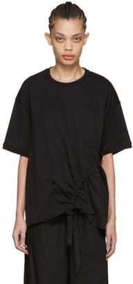 Marques Almeida Black Side Cord T-Shirt