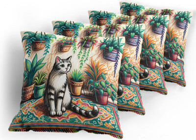 Fabric Indoor/Outdoor Pillow Cover