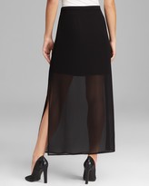 Thumbnail for your product : Vince Camuto Semi Sheer Overlay Maxi Skirt