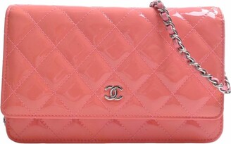 Leather card wallet Chanel Pink in Leather - 32926733