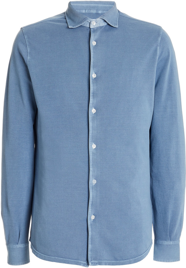 fedeli cotton button down shirt