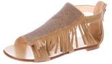 Thumbnail for your product : Giuseppe Zanotti Suede Embellished Fringe Sandals w/ Tags