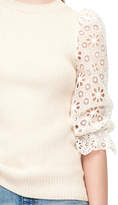 Thumbnail for your product : Rebecca Taylor Eyelet Sleeve Pullover