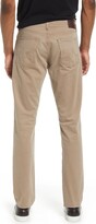 Thumbnail for your product : AG Jeans Everett Sueded Stretch Sateen Slim Straight Leg Pants