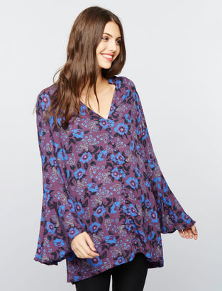 A Pea in the Pod Free People Button Front Maternity Tunic
