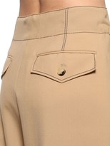 Thumbnail for your product : Marni Belted Wool Gabardine Cargo Pants