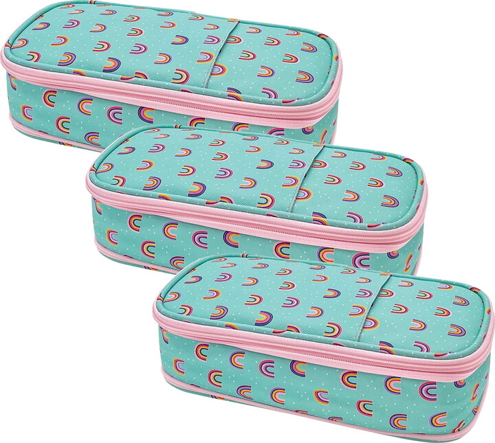 Teacher Created Resources Oh Happy Day Rainbows Pencil Case, Pack of 3
