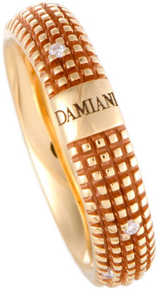 Damiani 18K Rose Gold Diamond Ring