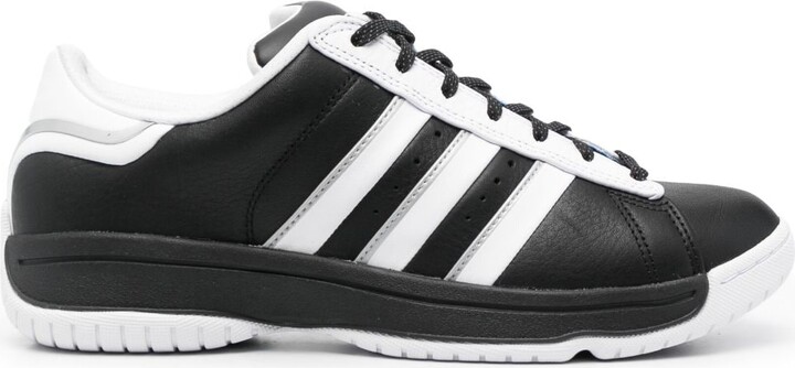 adidas Campus leather low-top sneakers ShopStyle Trainers