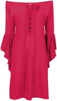 Thumbnail for your product : Fisico flared sleeves midi dress