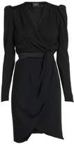 Thumbnail for your product : Giambattista Valli Wrapped Long-Sleeve Crepe Dress