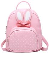 Thumbnail for your product : Donalworld Girl Floral School Bag Travel Cute PU Leatherini Backpack