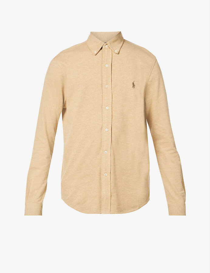 Beige ralph lauren shirt Clearance