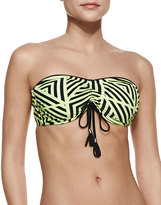 Thumbnail for your product : Seafolly Pop Striped Bandeau Swim Top, DD Cup