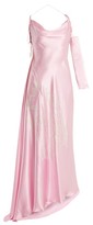 Thumbnail for your product : Art School Acid Jazz Asymmetric Silk Dress - Light Pink